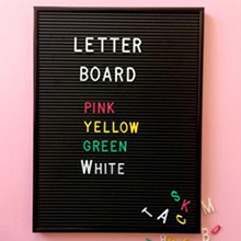 Bokstavstavla - Letter board